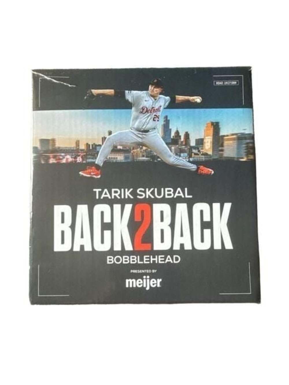 Tarik Skubal Detroit Tigers Back 2 Back Cy Young Award Bobblehead